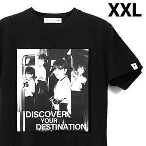 XXL 新品【TETSUKO Kuro-yanagi トットＴシャツ：DISCOVER 黒柳徹子 Tシャツ ディスカヴァ ディスカバー リッチ ブラック トットちゃん】