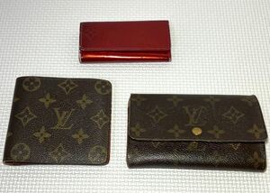 KGNY4891 LOUIS VUITTON ルイヴィトン モノグラム ヴェルニ 財布 キーケース 3点セット ジャンク 現状品