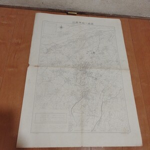 江南市域一般図 1/2万 昭和35 年 愛知県江南市 戦前古地図 古書和書 PD2