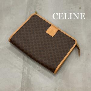 『CELINE』セリーヌ マカダム トリオンフ クラッチバッグ