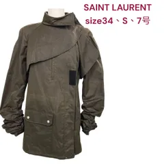 SAINT LAURENT 高級　モッズコート ミリタリジャケット　サイズ34 M4K267