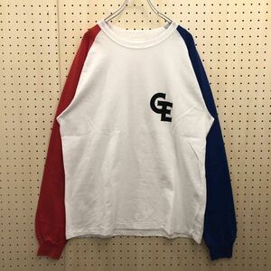 【L】90s GOOD ENOUGH Logo Print Tee White 90年代 グッドイナフ ロゴ プリント 長袖 Tシャツ ホワイト 白 藤原ヒロシ T427