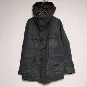 4-1117T∞MARGARET HOWELL/Barbour LIGHT WEIGHT OIL POPLIN オイルド ジャケット ブラック マーガレットハウエル/バブアー 249023