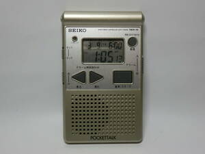 【№2057-ら6005】中古品：SEIKO セイコー TWIN-PA POCKETTALK ポケットトーク 目覚まし時計 作動品