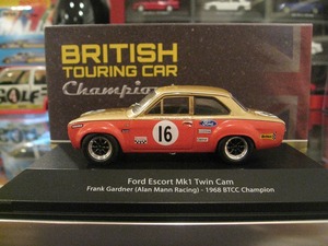 即決可★イタリアエデイコラBTCCコレクション1/43フォードエスコートMkⅠ 1968 BTCC チャンピオン Frank Gardner★