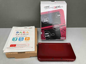 ジャンク 3dsLL 本体 Newニンテンドー3DS LL:メタリックレッド (REDSRAAA) 箱 説明書付属 動作確認済み ボタン潰れあり Nintendo