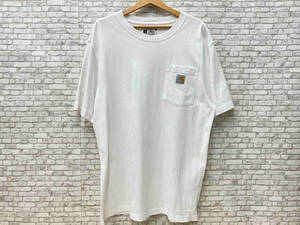 carhartt カーハートLoose Fit Heavyweight S/S Pocket T-Shirts K87 半袖Tシャツ M ホワイト