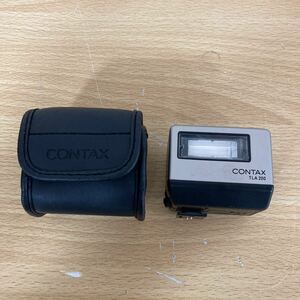 CONTAX コンタックス TLA 200 専用革ケース付き カメラアクセサリー ストロボ フラッシュ 7 サ ス 53