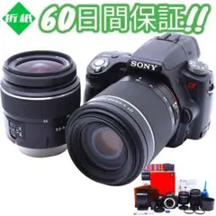 Sony a55 ダブルレンズキット iPhone＆スマホ転送OK #7876