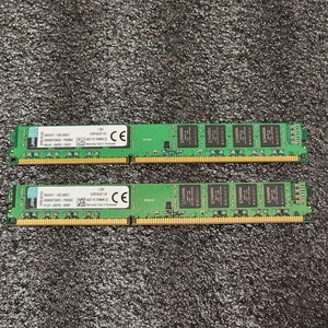 Kingston DDR3L-1600MHz 8GB (4GB×2枚キット) KVR16LN11/8 動作確認済み デスクトップ用 PCメモリ 