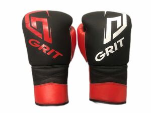 GRIT メタリック　ボクシンググローブ　レッド　紐式タイプ