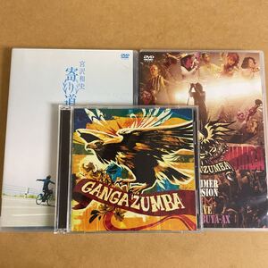 DVD2枚&CD+DVD GANGA ZUMBA(2nd AL+DVD),SUMMER SESSION UM LIVE(DVD),宮沢和史/寄り道2007(DVD)■高野寛 tatsu マルコススザーノ 宮川剛