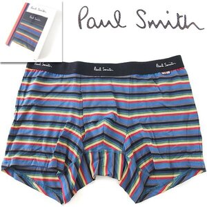 新品 ポールスミス アーティストストライプ ボクサーパンツ LL 黄 箱付き 【K22818】 Paul Smith メンズ パンツ ブリーフ ショート