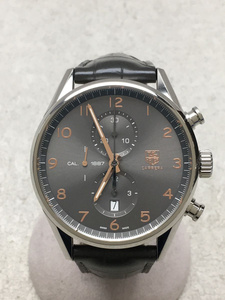 TAGHeuer◆カレラ_エレガンス_クロノグラフ_キャリバー1887_AT_SS/レザー_43mm/20230312日差+6