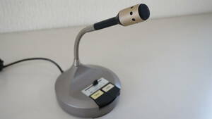 JRC 固定局用スタンドマイク.卓上マイクロホンNVT-36 desk top dynamic microphone