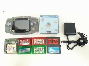 A294-N29-3306 ゲームボーイアドバンス GBA GBASP 本体+ソフト まとめ ポケモン マリオVSドンキーコング など 現状品3