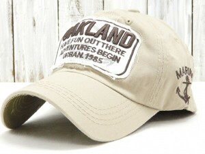 OAKULAND Low CAP ローキャップ ベージュ 送料\350 男女OK