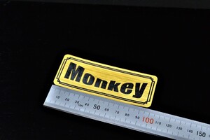 B-5-1-Monkey 金/黒 オリジナル ステッカー モンキー 125 50 Z50J AB27 12V 6V サイドカバー カスタム 外装 タンク スイングアーム 等に