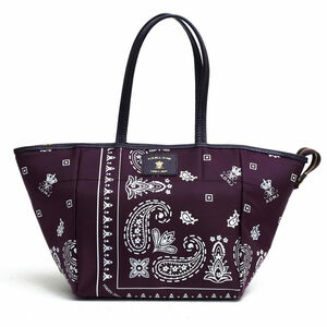 ADMJ エーディーエムジェイ トートバッグ 19SC0901 NYLON/BANDANA PRINTED FASTENER TOTEBAG バンダナ柄