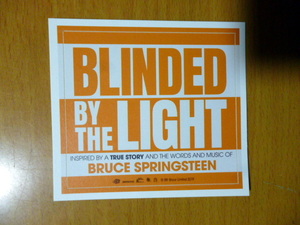 ステッカー　　ブルース・スプリングスティーン 　　Bruce Springsteen Blinded by the Light