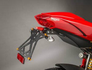 【国内在庫】LIGHTECH ライテック アジャスタブル ナンバープレート ホルダー DUCATI HYPERMOTARD ハイパーモタード 796 / 1100 