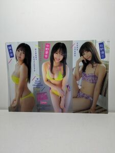 A17　未使用　 藤本南　中野愛音　板野優花　クリアファイル 　　 非売品