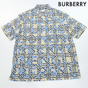 中古 バーバリー シャツ メンズ ブランド BURBERRY ノバチェックロゴシャツ コットン100％ マルチカラー