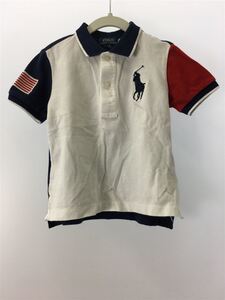 POLO RALPH LAUREN◆ポロシャツ/-/コットン/WHT