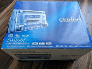 【未使用】clarion クラリオン DMB165 カーオーディオCD MD 2DIN 