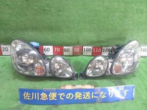 トヨタ 16アリスト V300 ベルテックス JZS161 左右 ヘッドランプ ライト HID コイト30-234 傷・クリア剥げ有り 黄ばみ有り 曇り有り