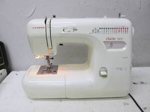 (55)☆JANOME ジャノメ ミシン MODEL 751型 Chacott 3820 通電のみ確認済み 動作未確認 ジャンク品