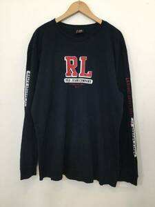 POLO JEANS RALPH LAUREN ポロ ジーンズ ラルフローレン コットン長袖Tシャツ ロンT メキシコ製 メンズXL 良品 