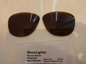 ★オークリー ムーンライター用 カスタム偏光レンズ BROWN Color Polarized 新品 MOONLIGHTER