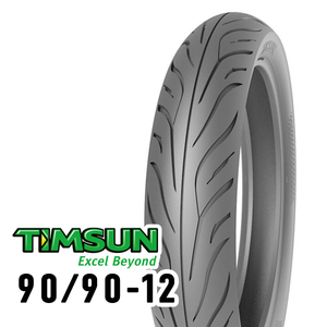 TIMSUN(ティムソン) バイク タイヤ ストリートハイグリップ TS689F 90/90-12 54J TL フロント TS-689F