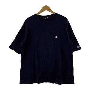 Champion チャンピオン 半袖　ワンポイント スウェット sizeS/ネイビー