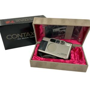 CONTAX コンタックス T2 コンパクトカメラ 35ｍｍ AF カールツァイス ソナー 2.8/38 T＊ フィルムカメラ 動作確認品【中古】