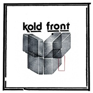 KOLD FRONT S/T MLP (315 Black Vinyl / Screenprinted & Stamped cover DL-Code) Symphony Of Destruction Post Punk / Cold Wave