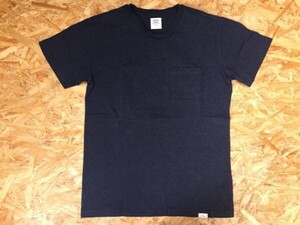 ジェントルマン GENTLEMAN 半袖Tシャツ メンズ 綿100% 無地 胸ポケット M 紺