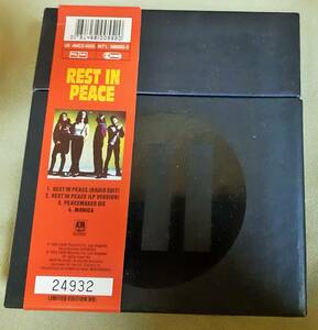 限定BOX入りCDシングル　EXTREME/REST IN PEACE 1992年　UK盤　シリアルナンバー入り　