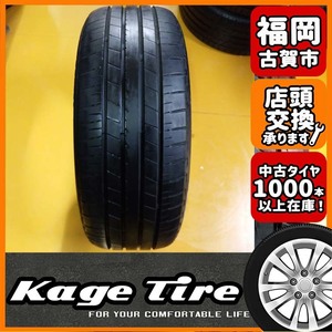 N-1281【中古タイヤ】225/45R19 ブリヂストン TURANZA T005A 7分山×1本 フォレスター アテンザなど【福岡 店頭股間もOK】