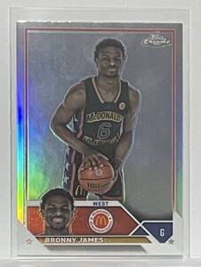 Topps Bronny James Reflector ブロニージェームズ 2023 オールアメリカン Lakers レイカーズ NBA 検) LeBron Auto RC ルーキーカード