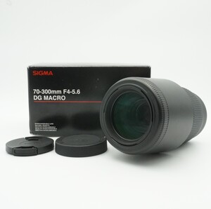 ■極上品■ SIGMA 70-300mm F4-5.6 DG MACRO キヤノン用 フルサイズ対応 望遠ズームレンズ 