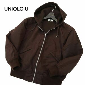 UNIQLO U ユニクロ ユー ルメール 秋冬 MA-1★ ミリタリー フーデッド ブルゾン ジャケット Sz.M　メンズ　A4T05614_5#N