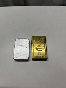 ZIPPO ジッポー Zippo ジッポ オイルライター ライター 喫煙具 着火未確認 現状品 使用感あり 2点セット売り