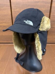 THE NORTH FACE(ザ・ノースフェイス）Frontier Cap（フロンティアキャップ）NN41708 ブラック M 寒冷地防寒キャップ GOLDWIN 新品未使用