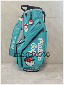 ★★★052 キャディーバック 高級 Golf Club Bag PUレザー ,9型，4.0kg