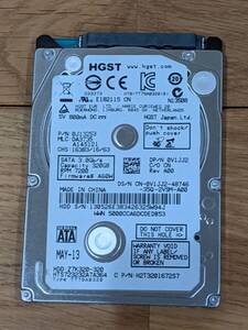 Hitachi 2.5 Harddisk 320GB HTS723232A7A364　＊正常稼働品＊