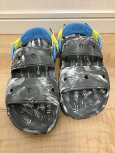 美品!!クロックス☆サンダル J3/21cm☆靴 シューズ キッズ crocs