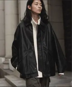 WYM ARTIFICIAL GRAIN MILITARY BLOUSON