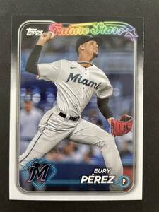 Topps MLB 2024 SERIES 1 #197 EURY PEREZ ユーリー・ペレス